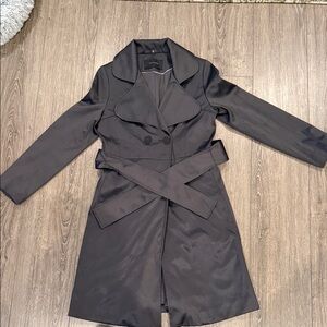 Classic Gray Women's Trench Coat